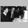 Furness secondary school -  Barrow MP John Hutton with Andrew MacMillan March 1993 - Period Photo